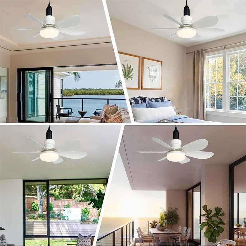 Adjustable Ceiling Fan Light with Remote Control